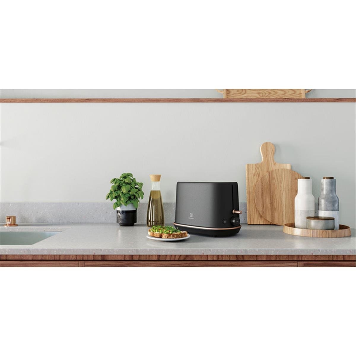 Electrolux Siyah Explore 7 E7T1-6BP Ekmek Kızartma Makinesi (ELX.910003578)