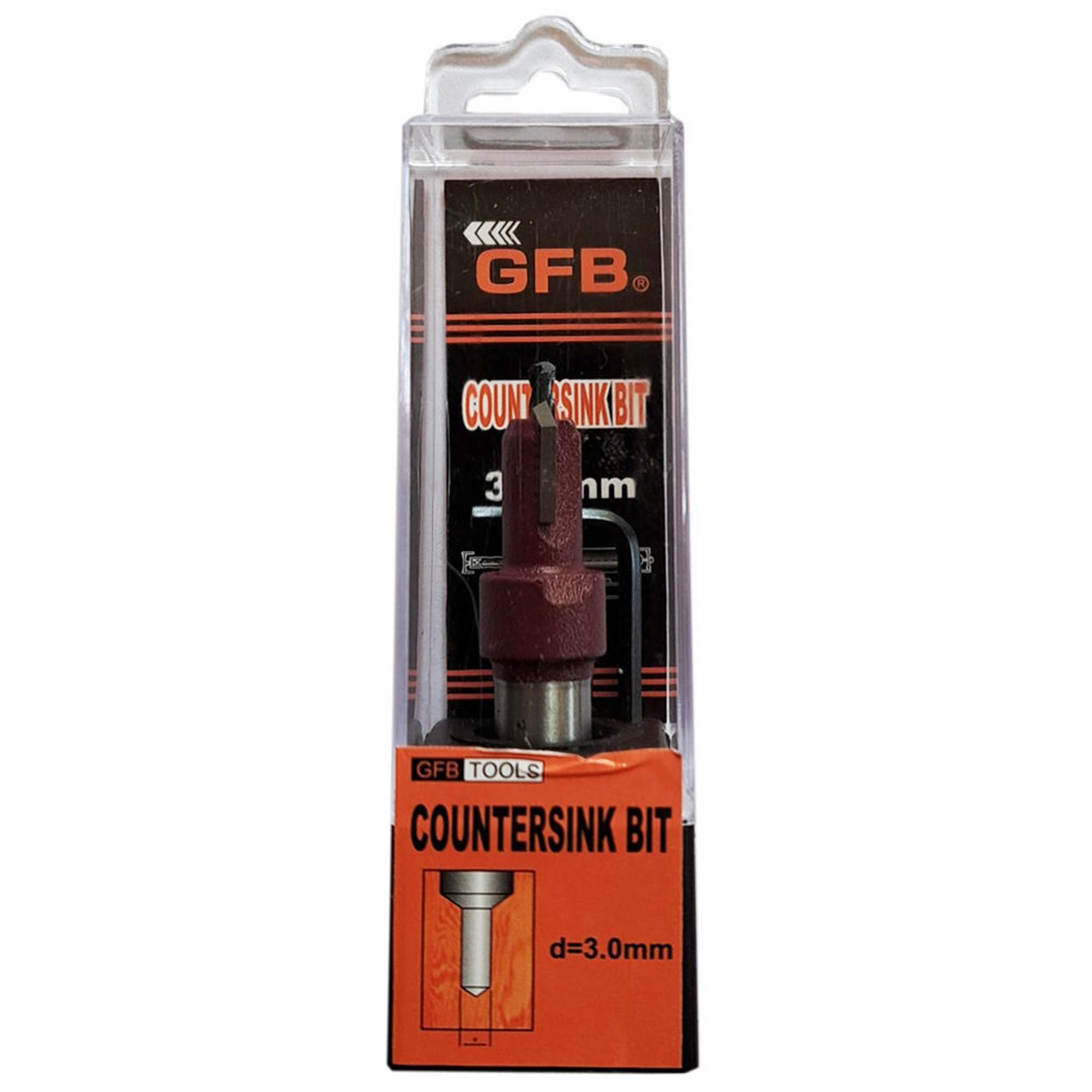 GFB 3 mm Havşa Tığ HSS Matkap Ucu (GFB-2300)