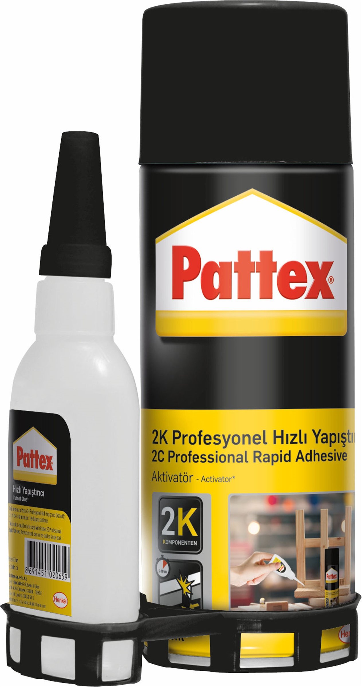 Pattex 400 + 70 Ml 2K Hızlı Yapıştırıcı (HNKL-2717162)