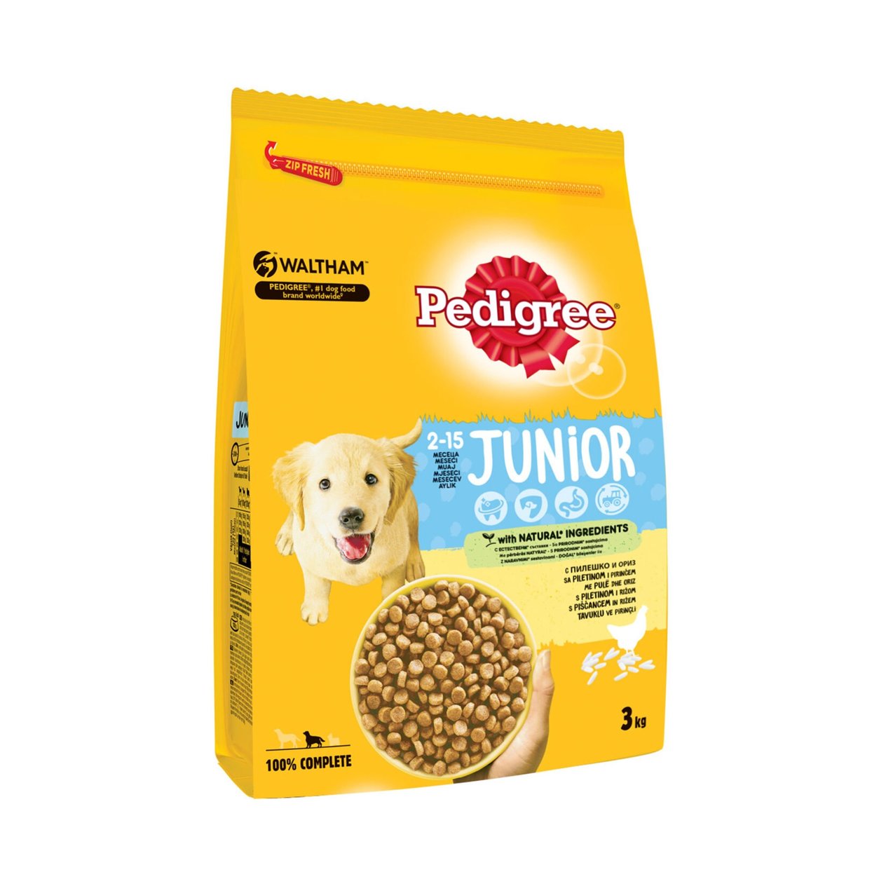 Pedigree 3000 Gr. Pirinç Yavru Kümes Hayvanı Kuru Maması (PEDIGREE.351211)