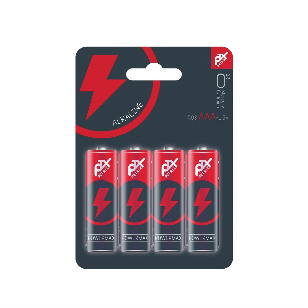 Petrix AAA Alkaline İnce Kalem Pil (PRLR3 SHRINK)