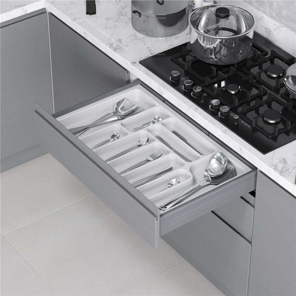 Starax Beyaz Plastik Kaşıklık (S-2289-W)