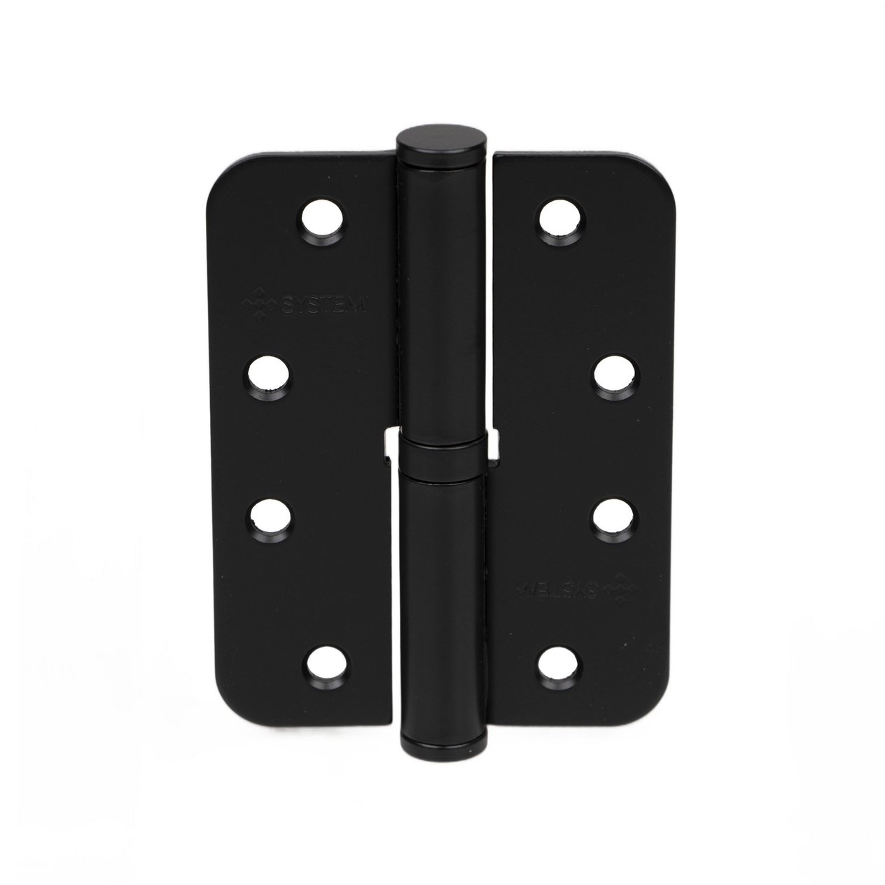 System Mat Siyah 10 cm 3 mm Okka Sağ Menteşe (SH100L AL6 )