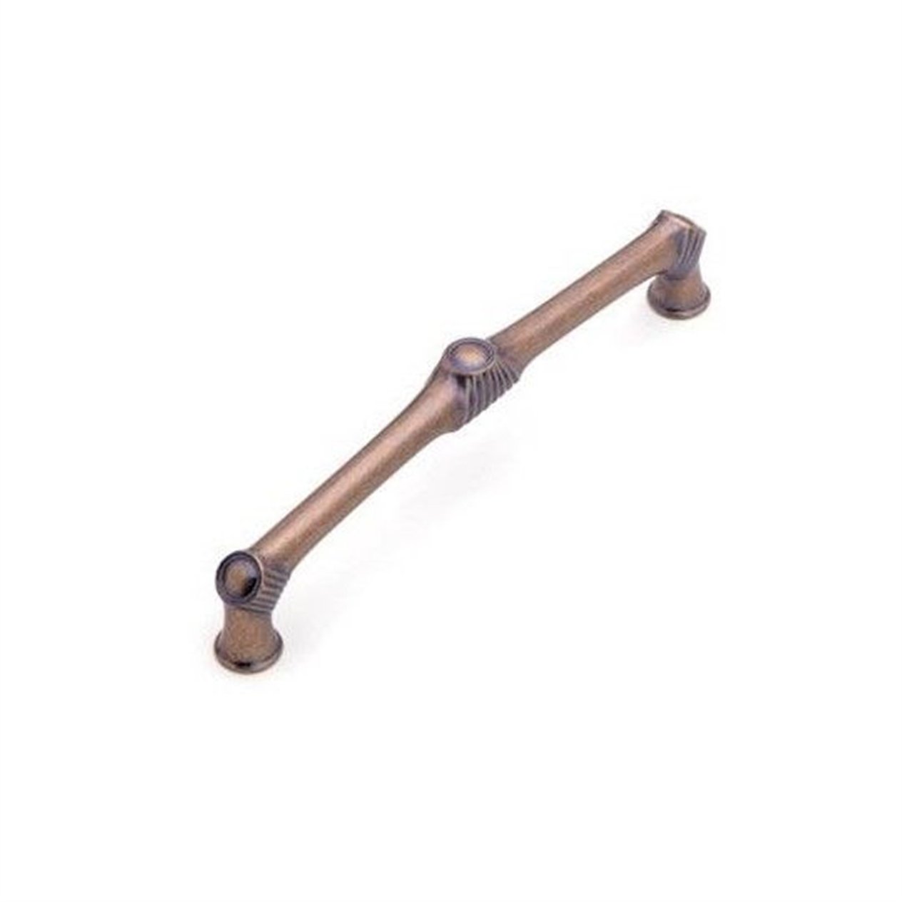 System Antik Sarı Vibrasyon Mat 224 mm Çekme Mobilya Kulpu (SY4217 0224 AVM)