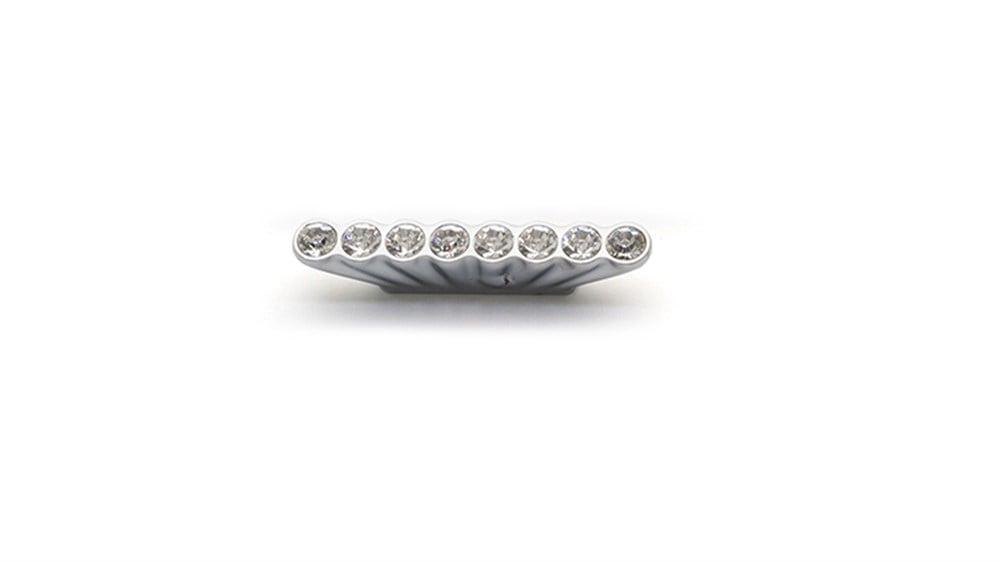 System Krom Swarovski Elements 32 mm Çekme Mobilya Kulbu (SY7100 0032 CR-SW1)
