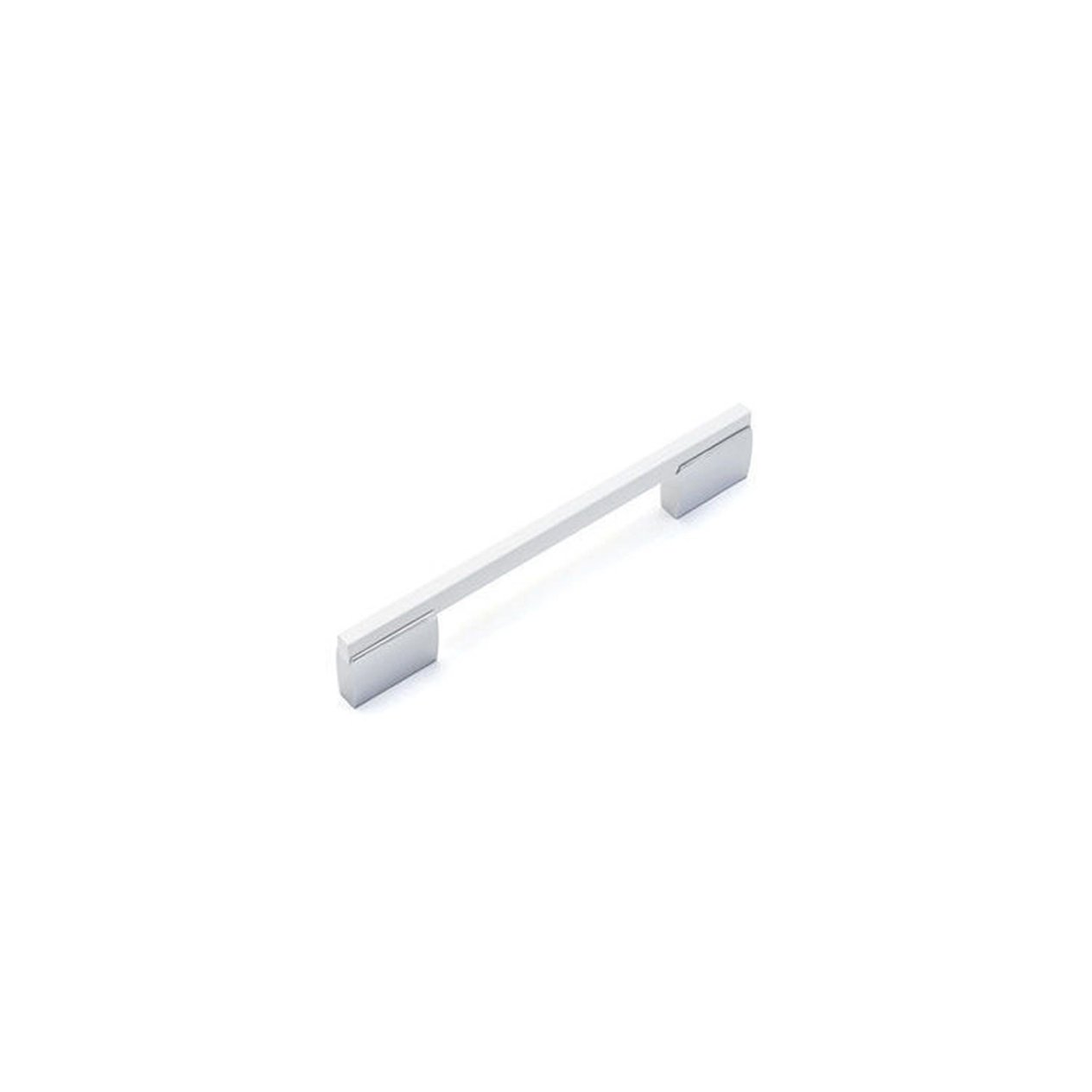 System Krom-Beyaz 192 mm Çekme Mobilya Kulpu (SY8595 0192 CR-AL7)
