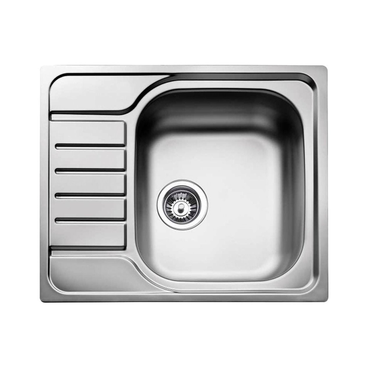 TEKA Classic 1B 580.500 Paslanmaz Çelik Tek Gözlü Sol Damlalıklı Eviye (TEKA.40133221)