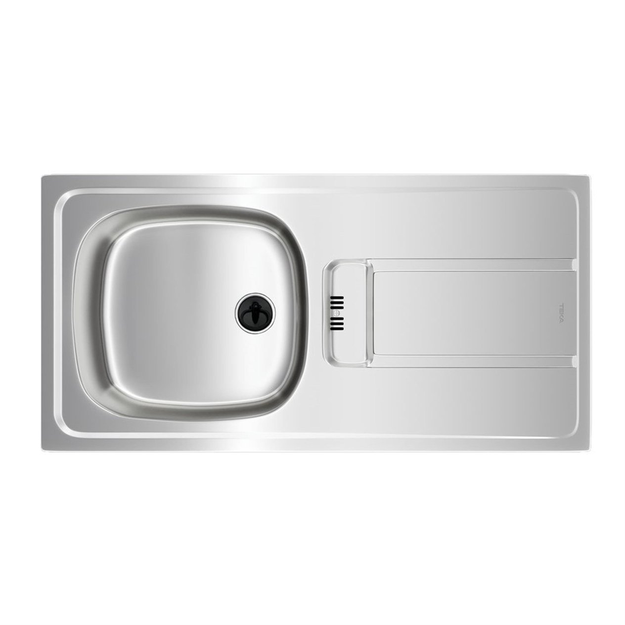 TEKA Gravity 45 Mikro Keten Dokulu Tek Gözlü Sağ Damlalıklı Eviye (TEKA.115120044)