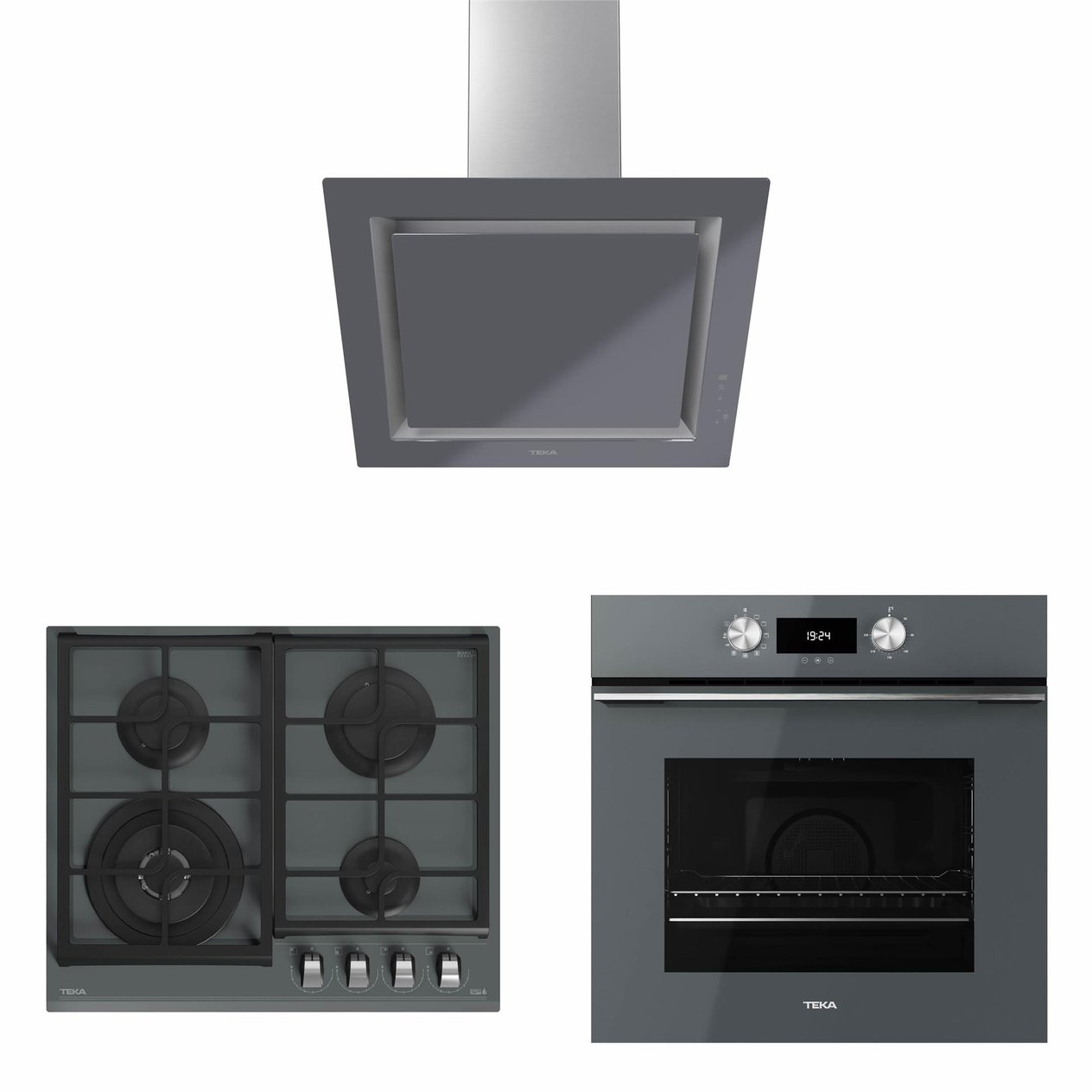 TEKA Gri Urban Ankastre Set (3' Lü Set)