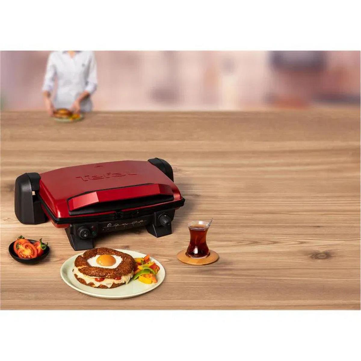 Tefal Kırmızı Toast Expert Elektrikli Izgara ve Tost Makinesi (TFL-1500637693)