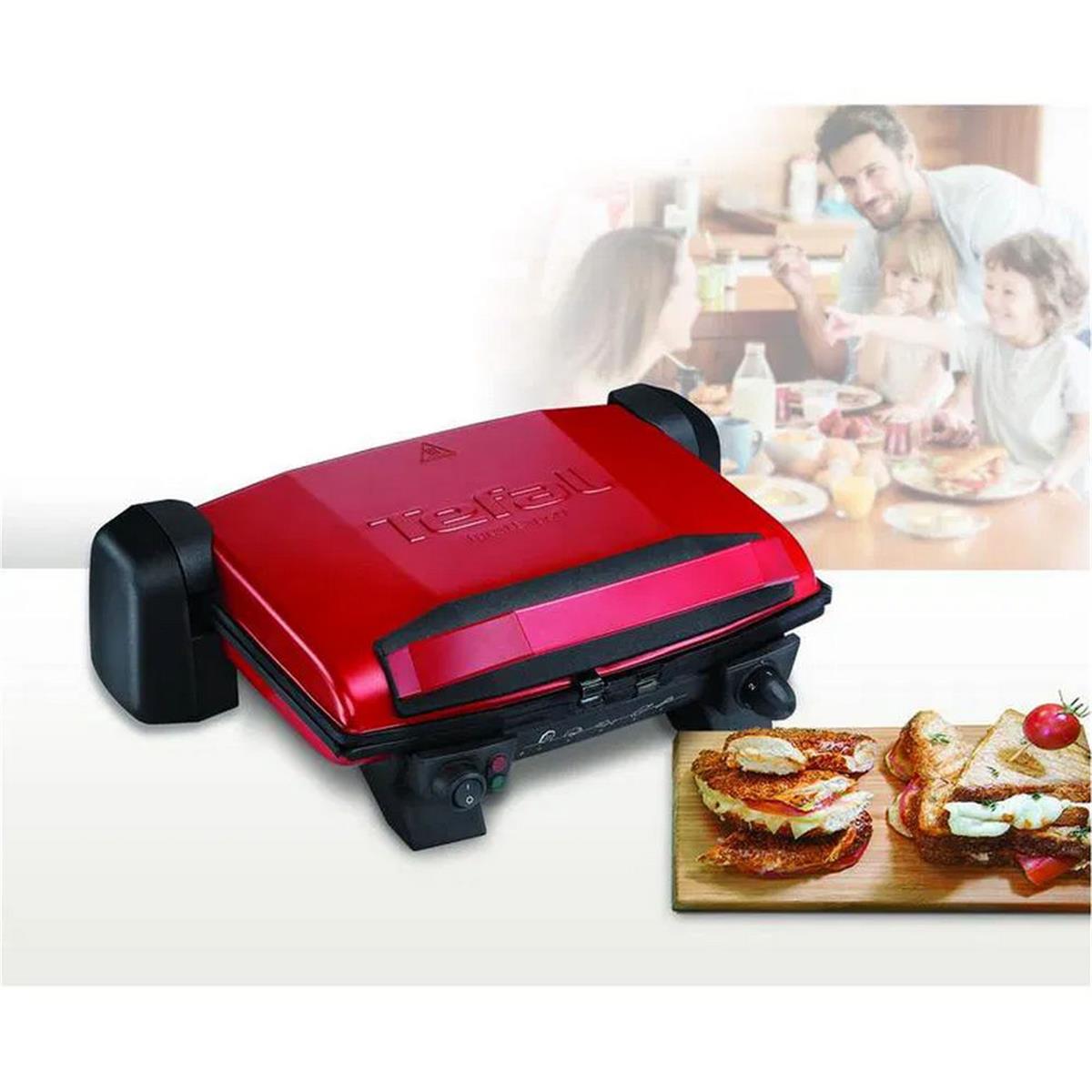 Tefal Kırmızı Toast Expert Elektrikli Izgara ve Tost Makinesi (TFL-1500637693)
