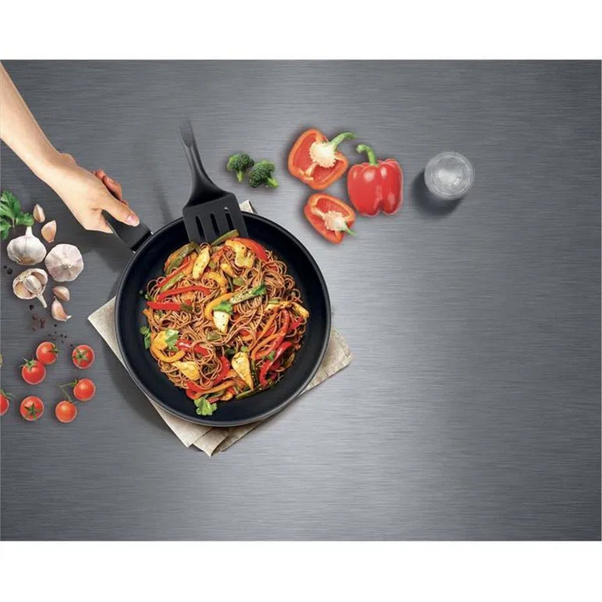 Tefal 28 cm Titanyum 2X XL Force Wok Difüzyon Tabanlı Tava (TFL-2100121515)