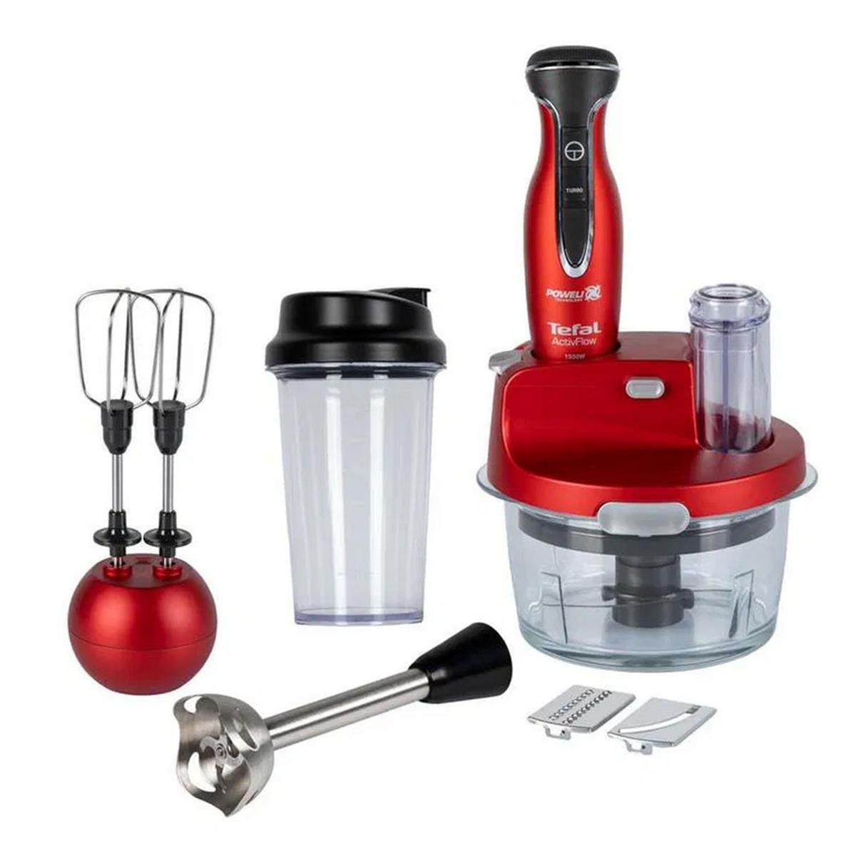 Tefal Siyah 1500 Watt Powerlix Activflow OntheGo Blender Seti (TFL-9100046717)