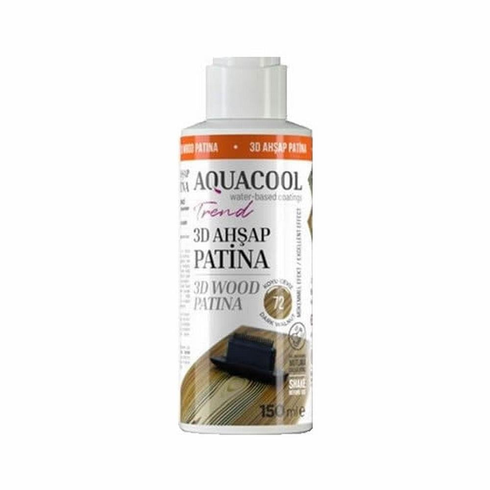 Aqua Cool Koyu Ceviz 150 Ml. Trend Ahşap Patina (TP-72/0,15)