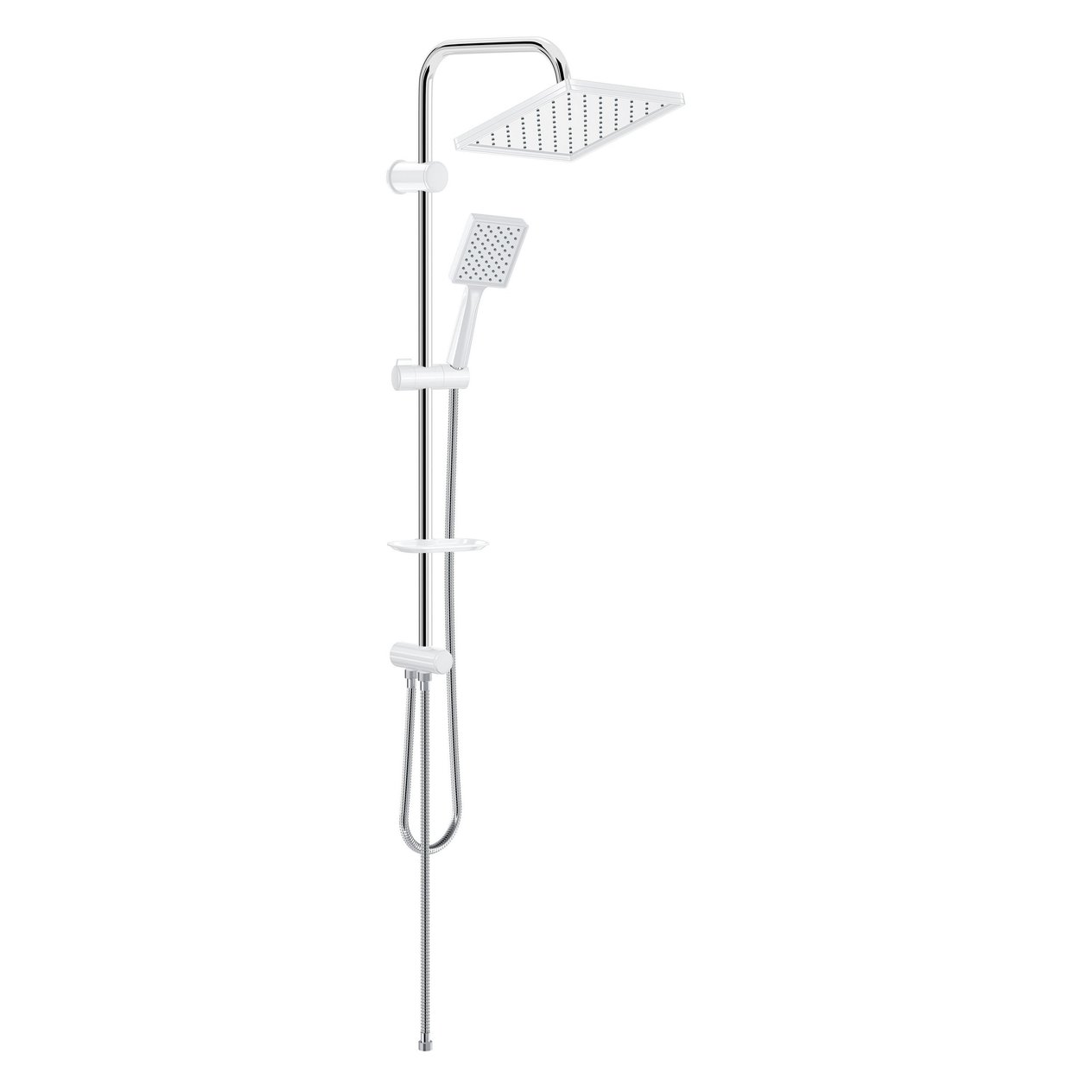 Valtemo Beyaz Queen Yağmur Duş Seti (VS-2206)