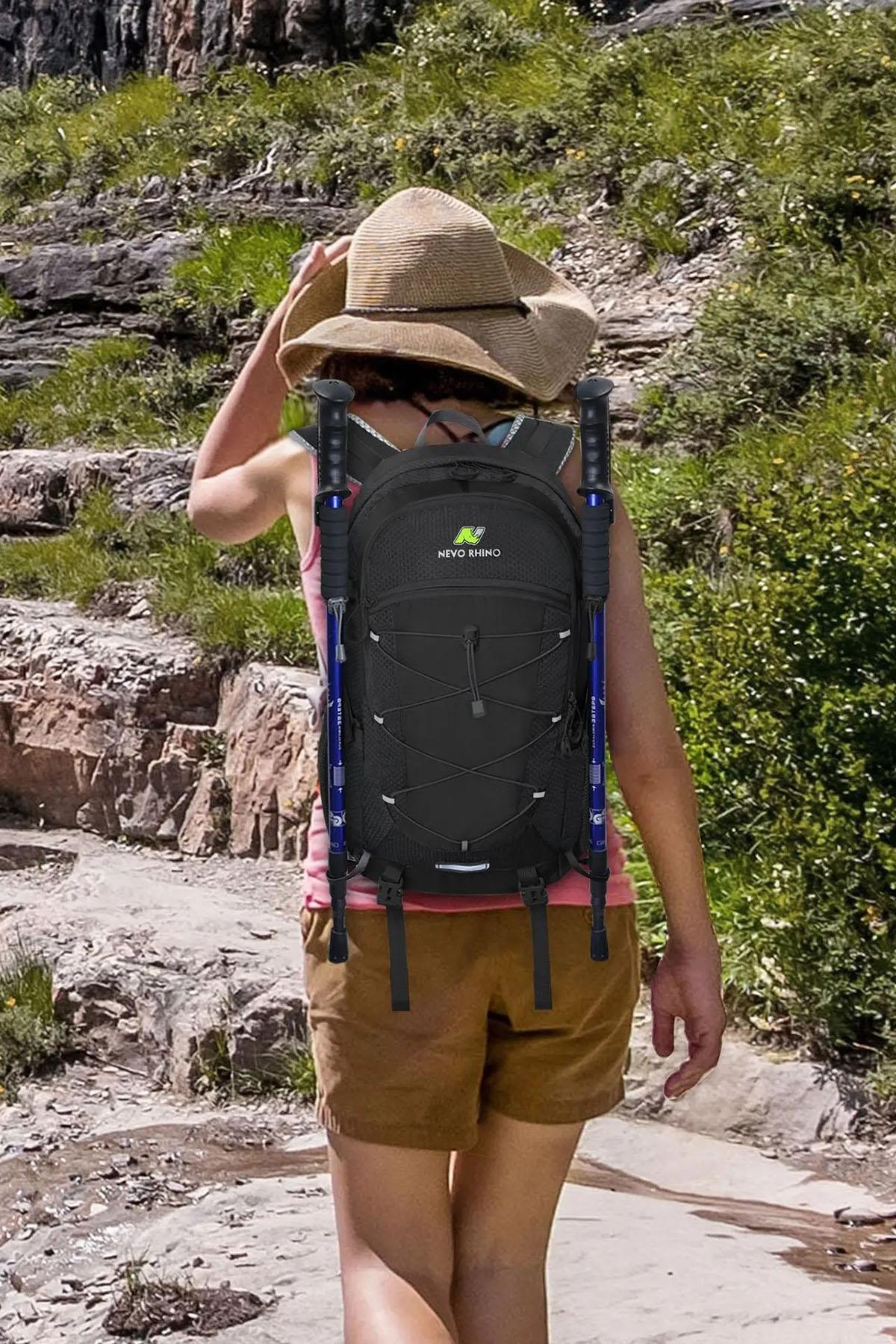 DSC9243 YeşilOutdoor Kamp ve Yürüyüş Sırt Çantası (25 Litre Kapasiteli) Yeşil 9243