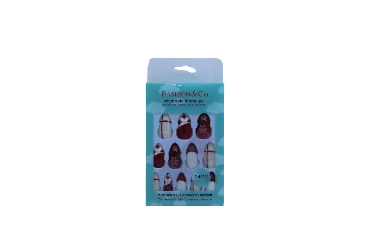 Fashıon&Co Takma Tırnak 12'li (Yapışkanı İçerisinde)