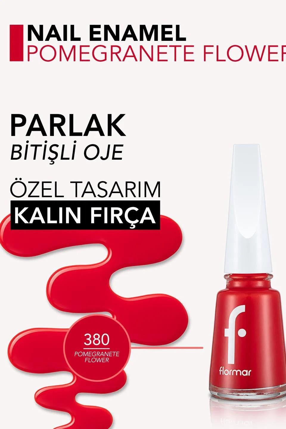 FLORMAR OJE 380 POMEGRANTE FLOWER*378