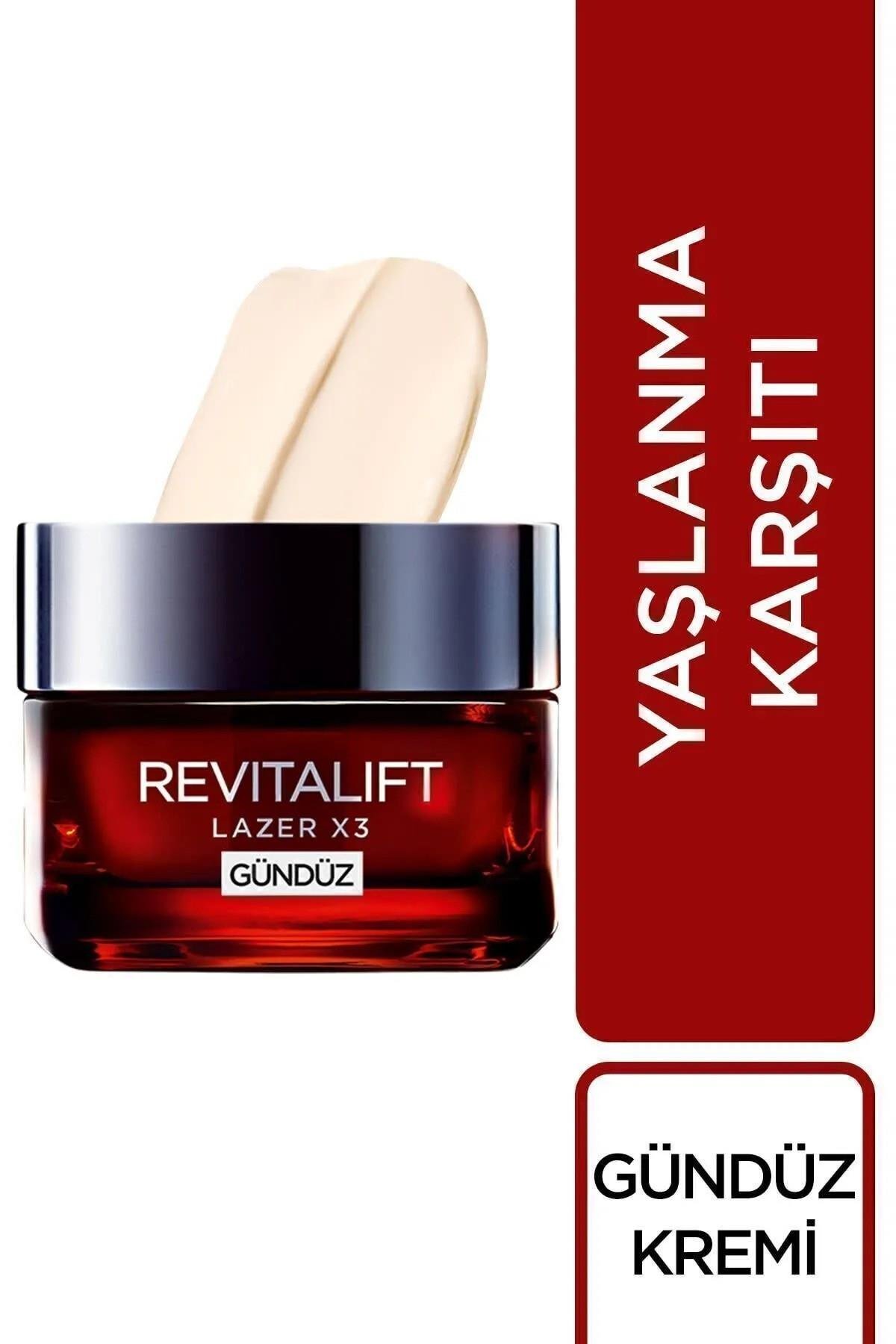 L'oréal Paris Revitalift Lazer X3 Yoğun Yaşlanma Karşıtı Gündüz Bakım Kremi 50ml