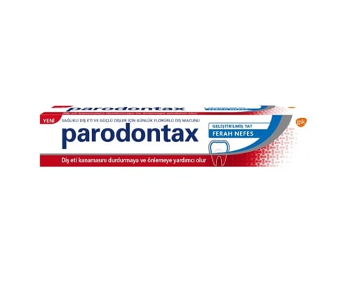 Parodontax Sağlıklı Diş Eti ve Güçlü Dişler İçin Günlük Flörürlü Diş Macunu Ferah Nefes 75 ml