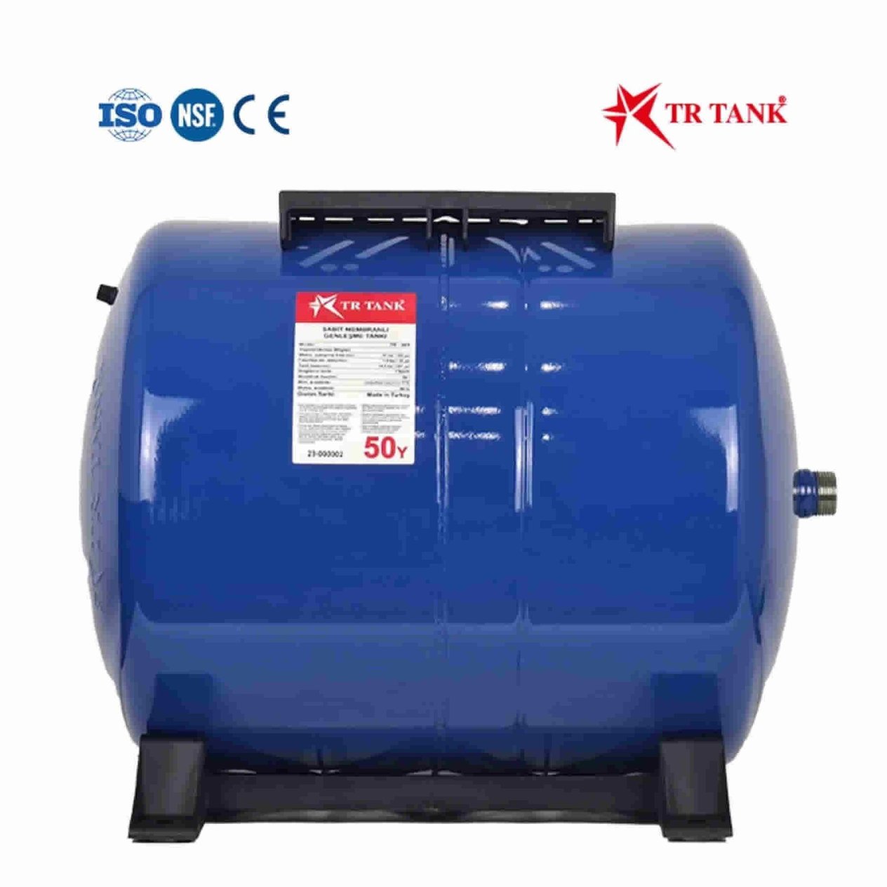 50 Litre Yatay Ayaklı Nsf Membranlı Hidrofor Genleşme Tankı