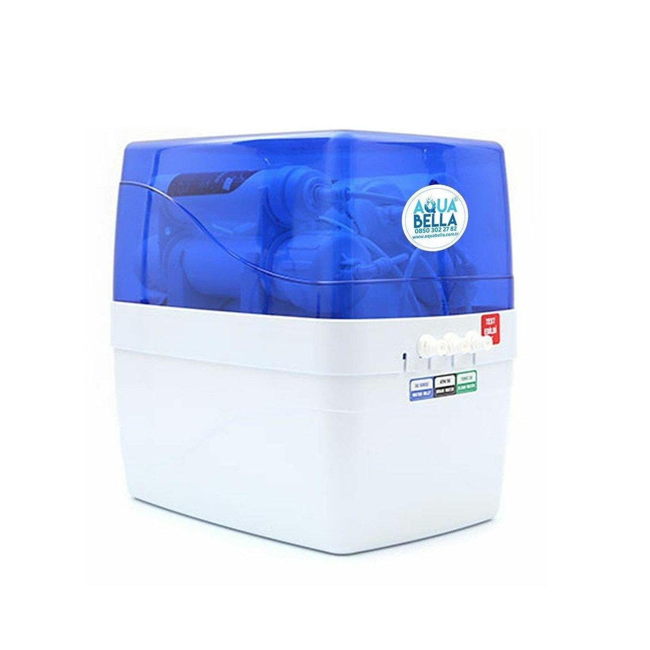 AQUA BELLA Agena Plus 8 LT Metal Tanklı Su Arıtma Cihazı BLUE