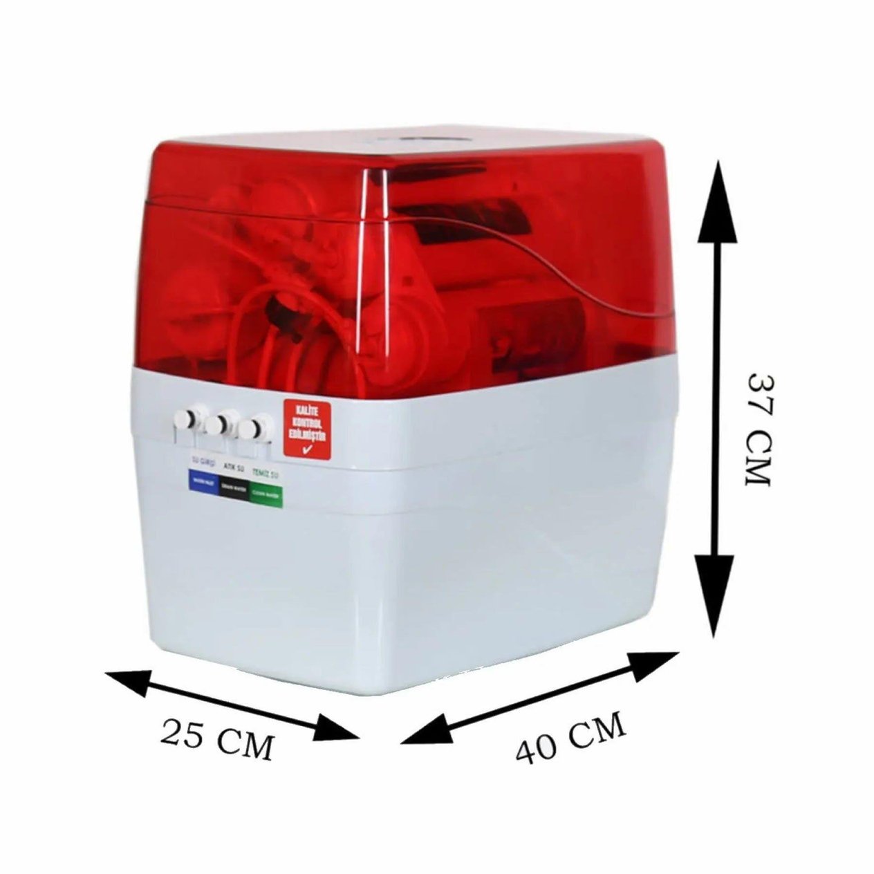 AQUA BELLA Agena Plus 8 LT Metal Tanklı Antibacteriyel Su Arıtma Cihazı BLUE