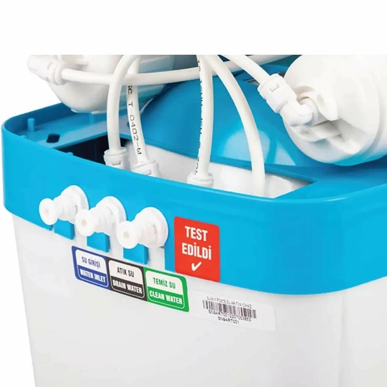 AQUA BELLA Agena Plus 8 LT Metal Tanklı Antibacteriyel Su Arıtma Cihazı BLUE