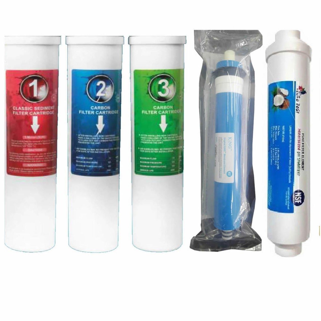 AQUA BELLA Evro Yedek Filtre Seti 5 Adet