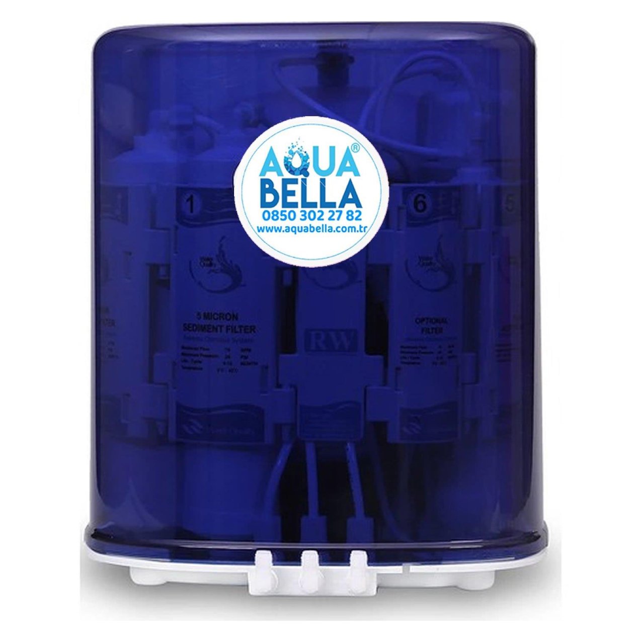 AQUA BELLA Kapalı Kasa Su Arıtma Cihazı Lüx Musluk