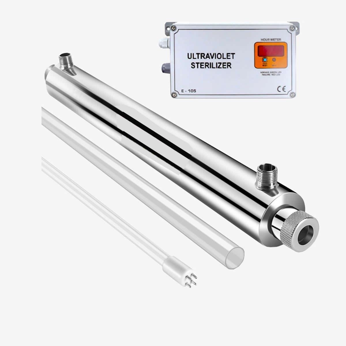 AQUALİNE E-505 Plus Panolu UV Cihazı