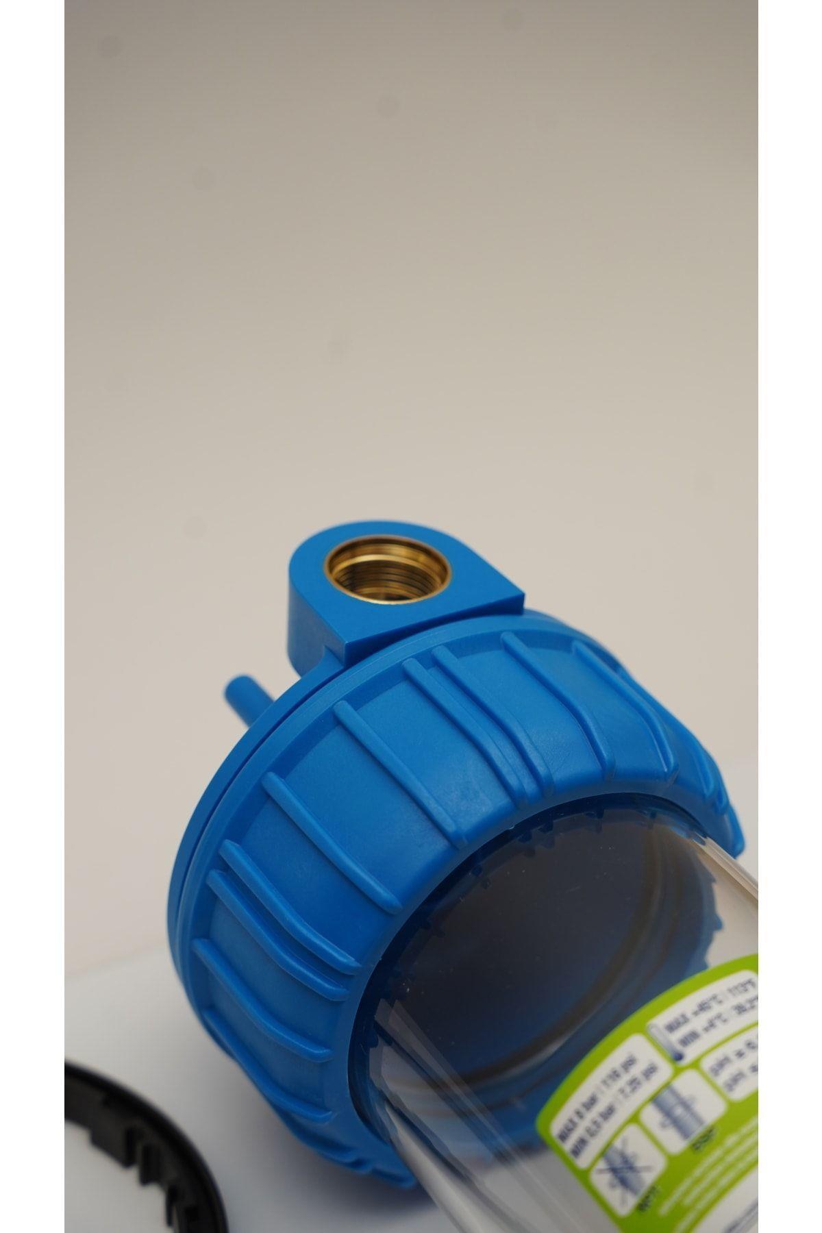 Atlas 10'' Tekli Daire Girişi Su Arıtma Cihazı (ithal) Sediment 5 Micron Filtre