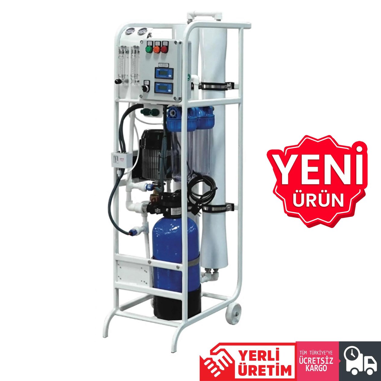 Güneş Paneli Saf Su Arıtma Cihazı Günde 10 Ton