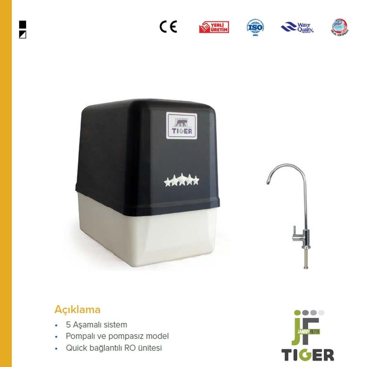 JAMMY Tiger 5A-Class Su Arıtma Cihazı