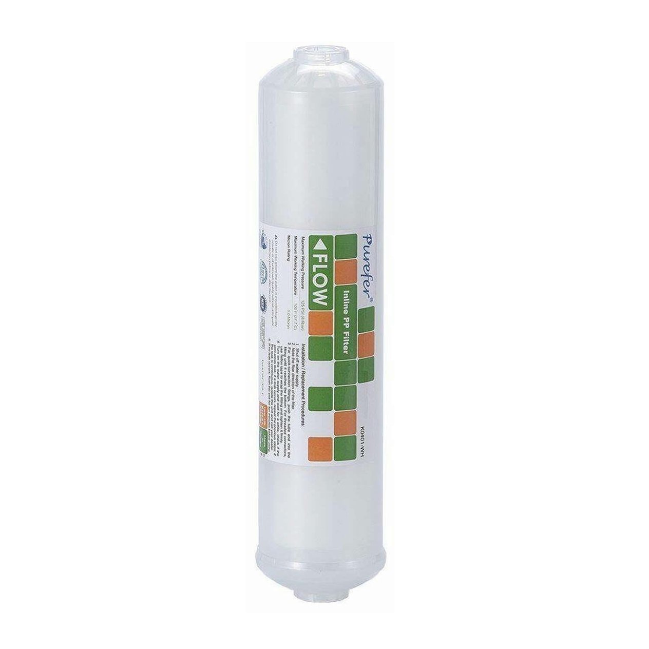 Purefer Inline Sediment Tortu Filtresi NSF sertifikalı