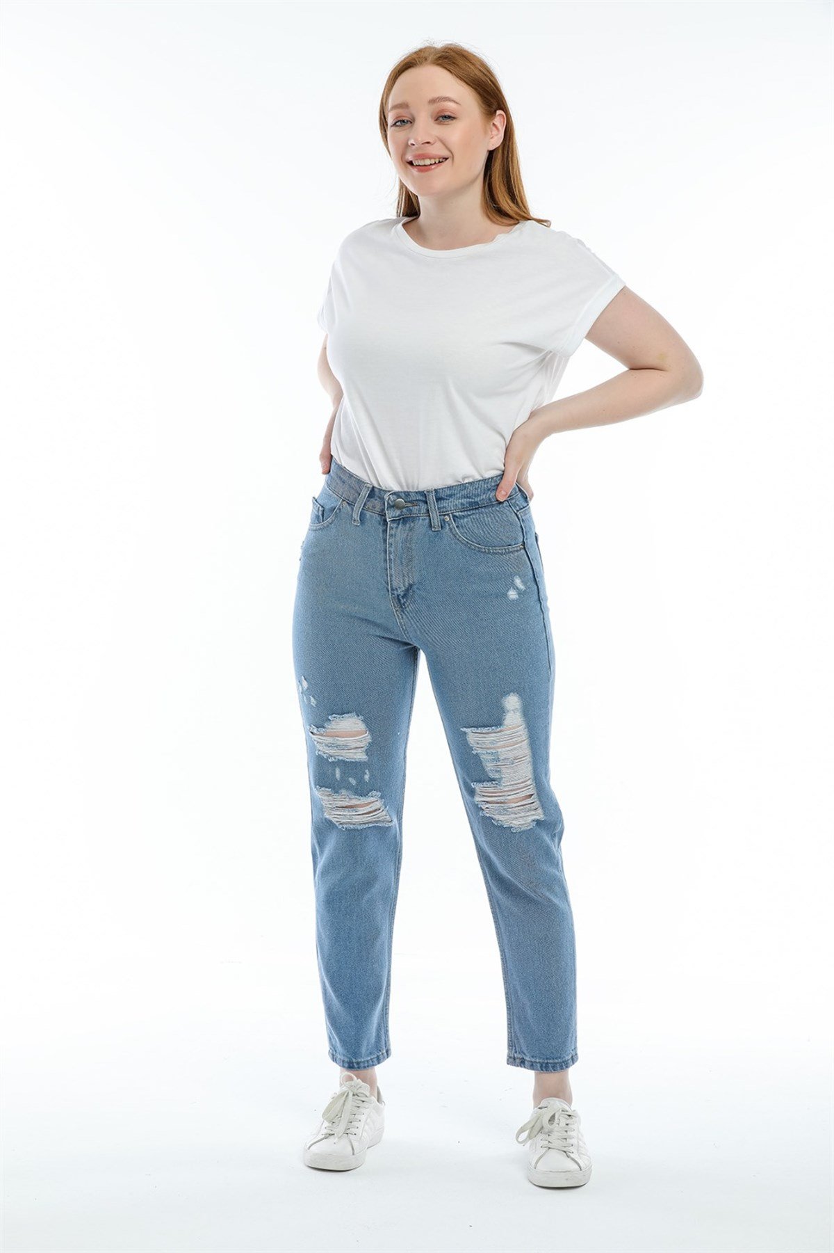 Bayan Yeni Model mom pantolon 5005447