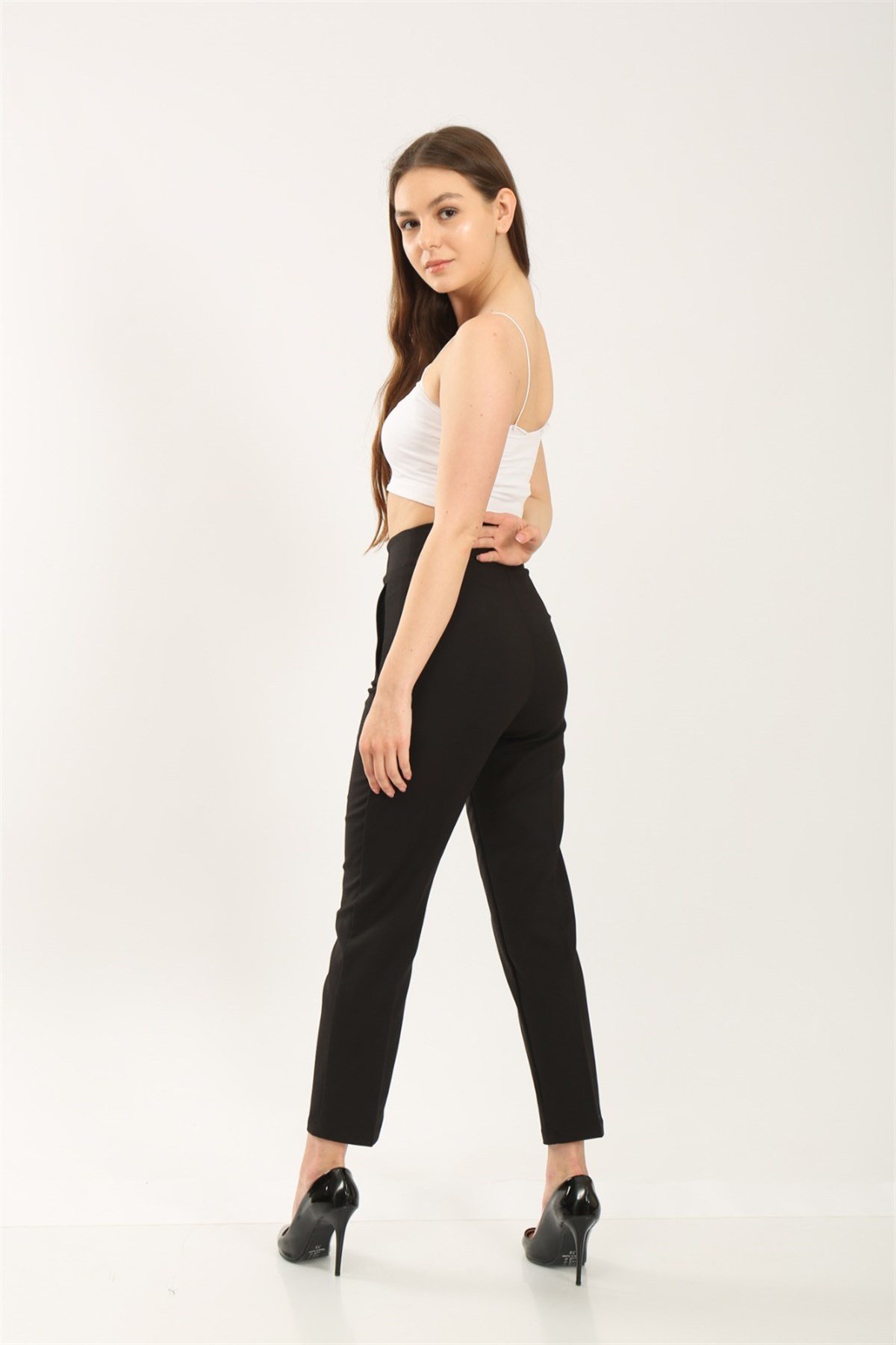 Bayan Zara Model kumaş pantolon 5364