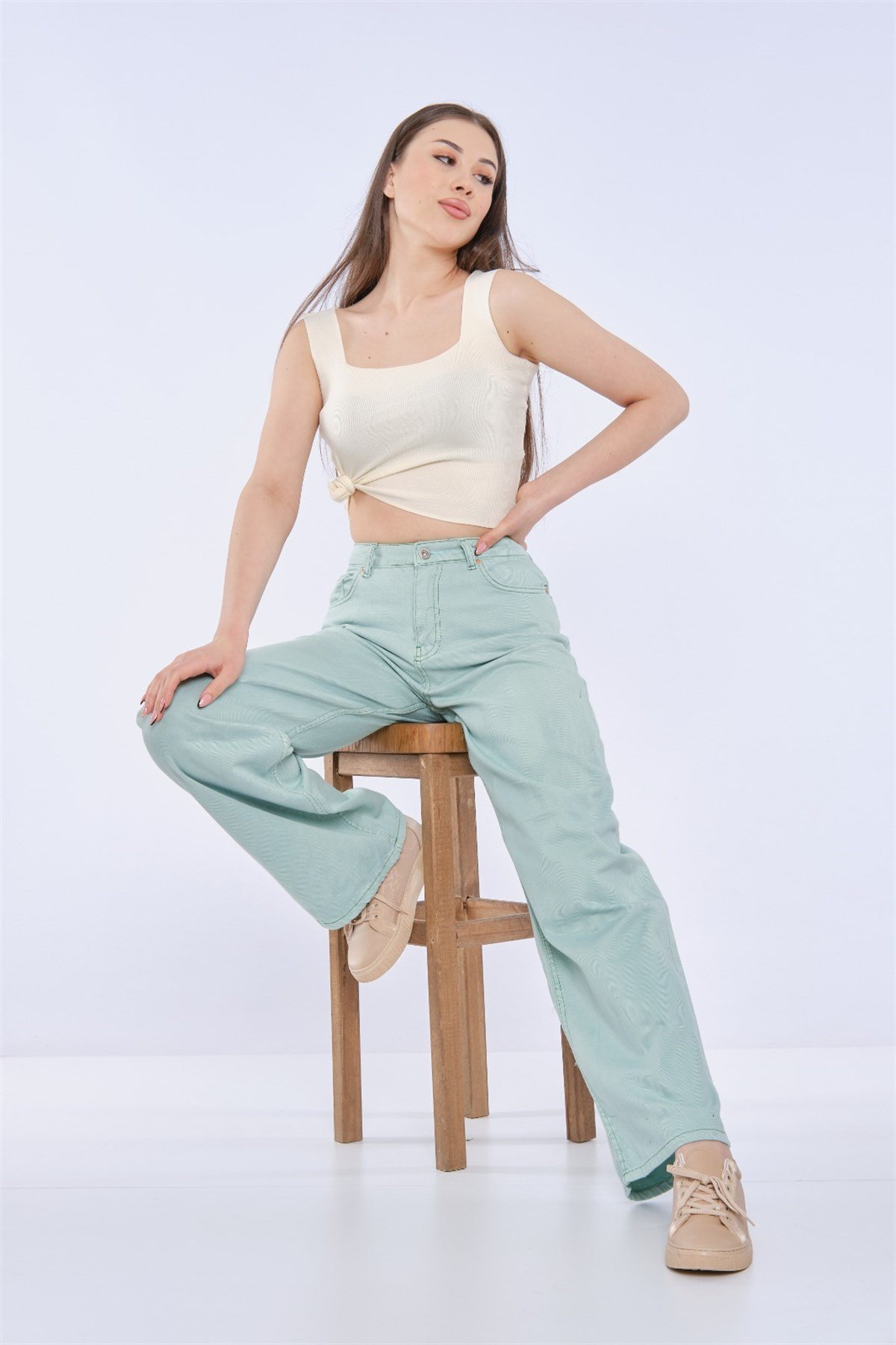 Kadın Yeni Model Bol Pantolon 98865541