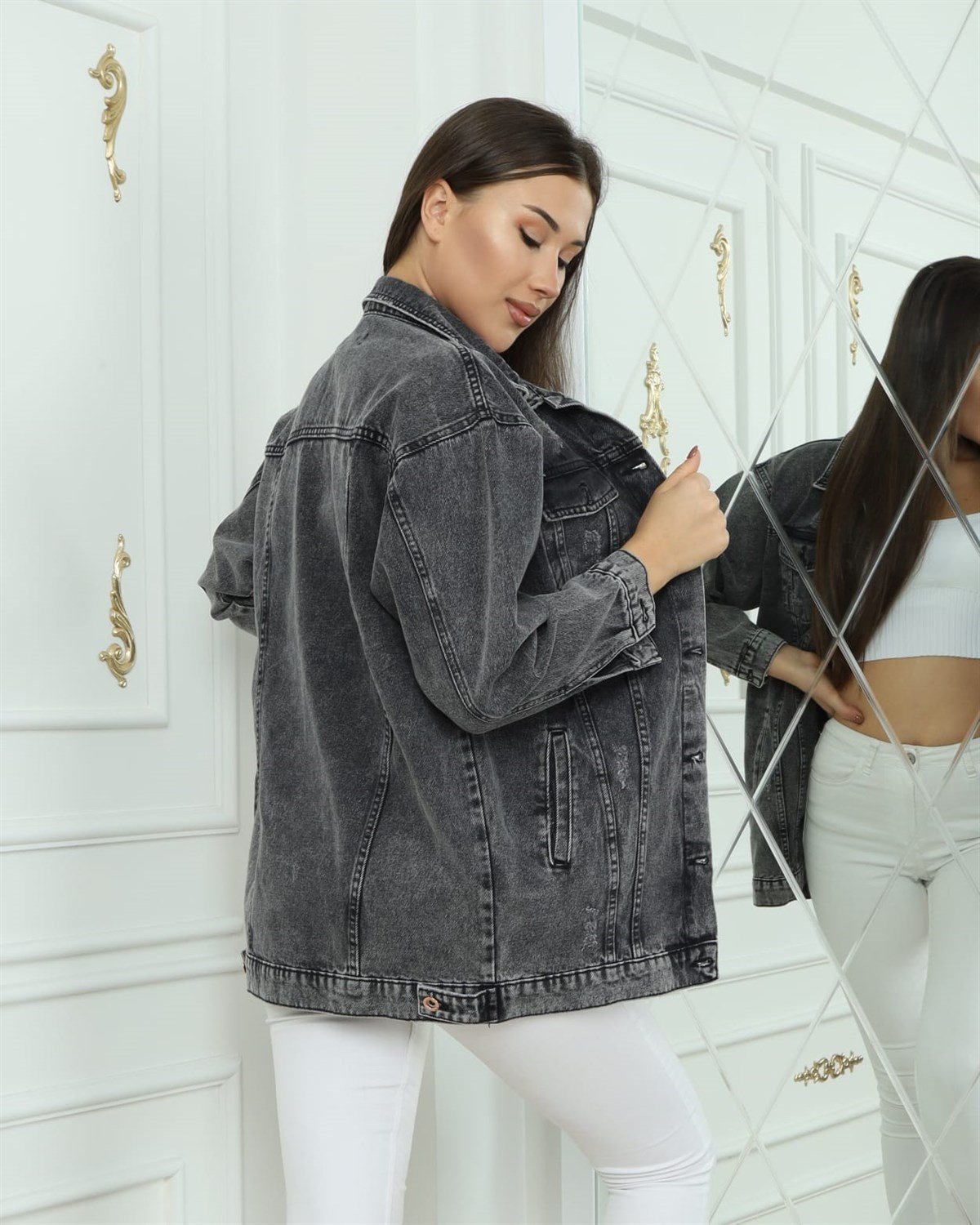 Kadın Yeni Model Kot Ceket 5222020