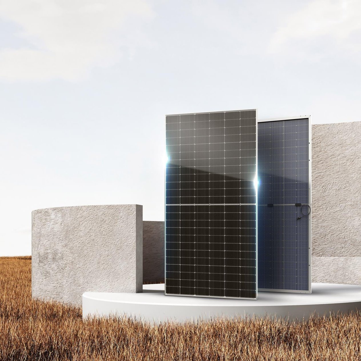HT-SAAE 455 Watt Transparan Arka Yüz Güneş Enerji Paneli