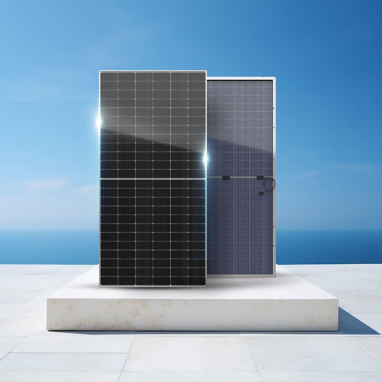 HT-SAAE 455 Watt Transparan Arka Yüz Güneş Enerji Paneli