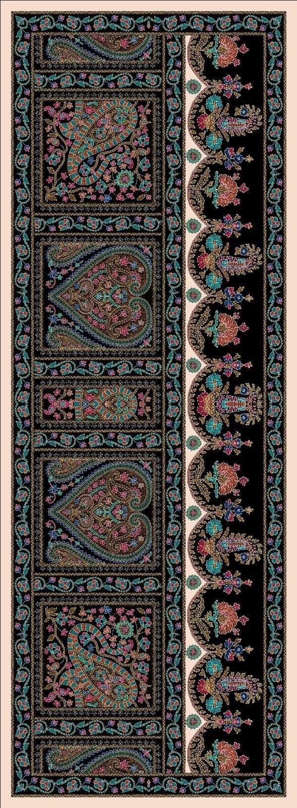 Morenosilk Ethnic Heart Etnik Kalp Şal