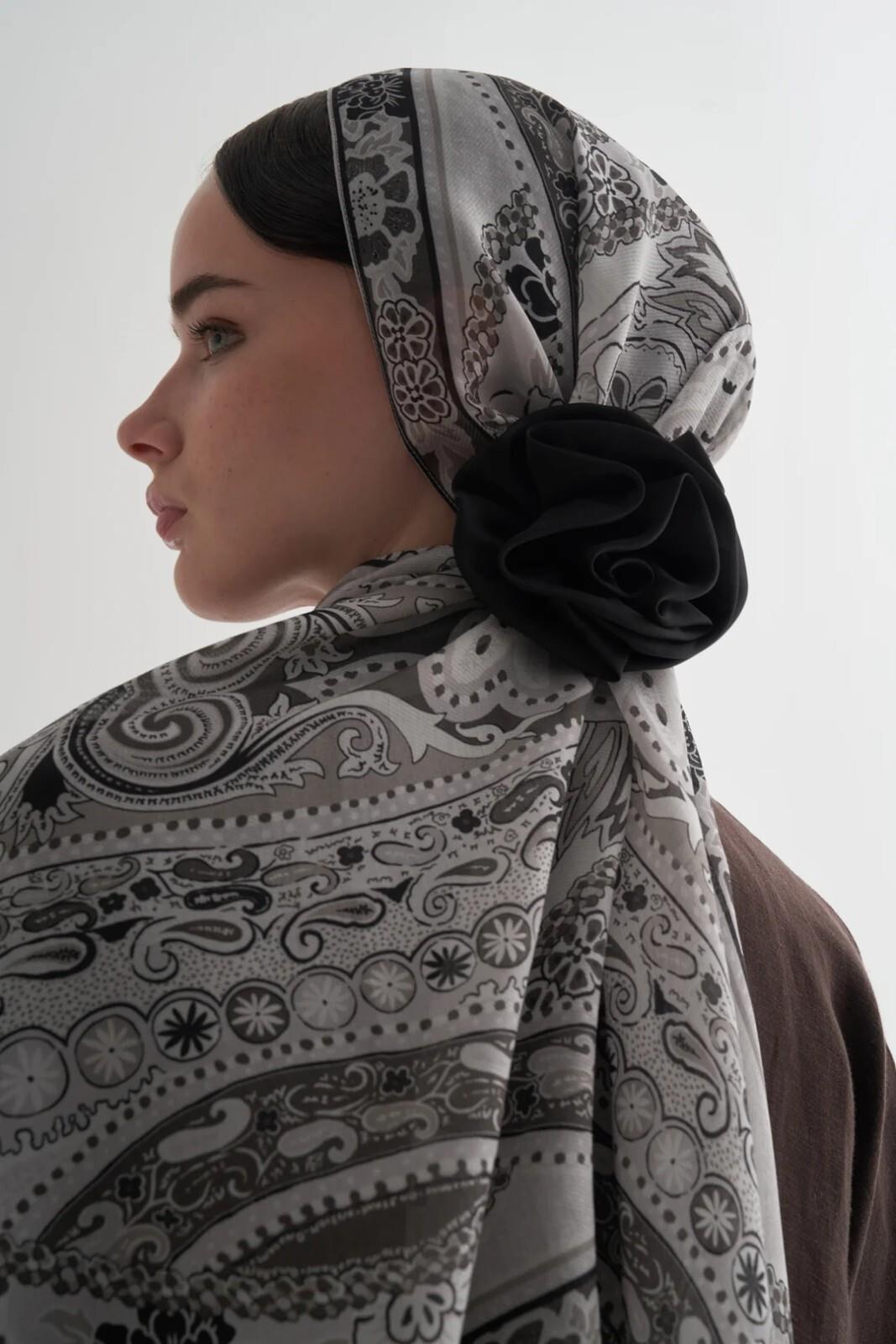 Morenosilk Silver Mist Gümüş Sis Şal