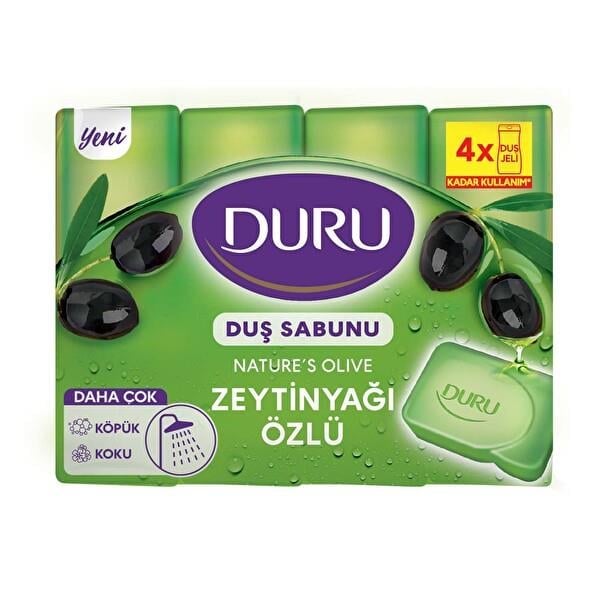 DURU NATURAL Z.YAĞLI SABUN 4*150 GR