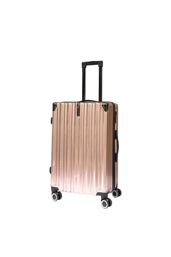 Kabin Boy %100 Polikarbon Valiz 4x2 Teker Rose 1085