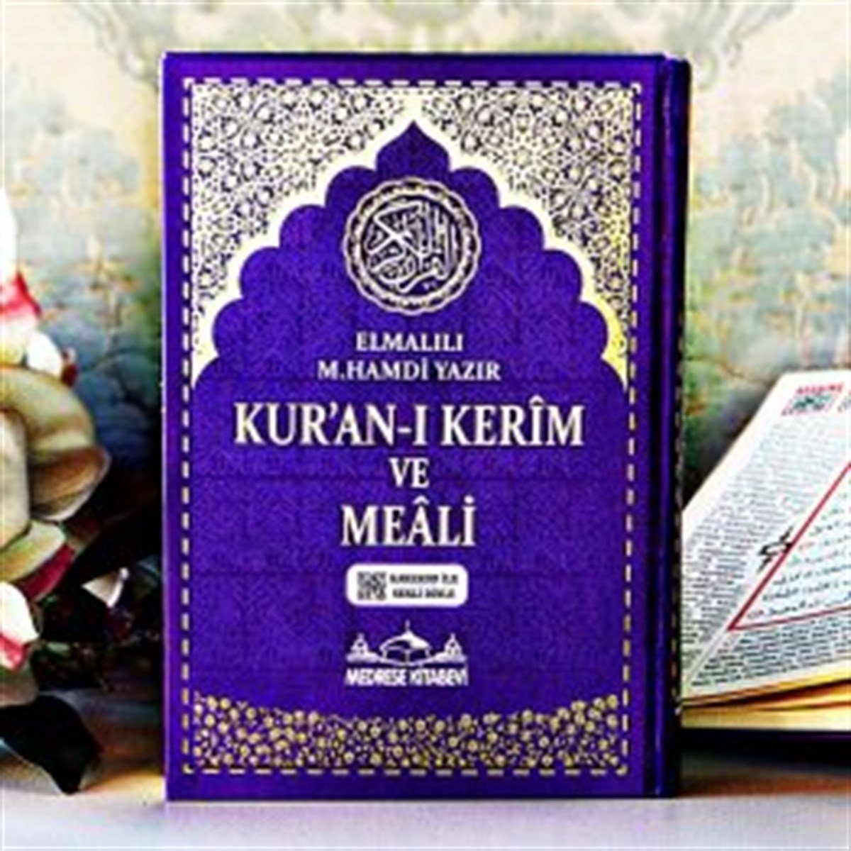 KURAN ORTA BOY MEAL MOR RENK Medrese Yayınevi