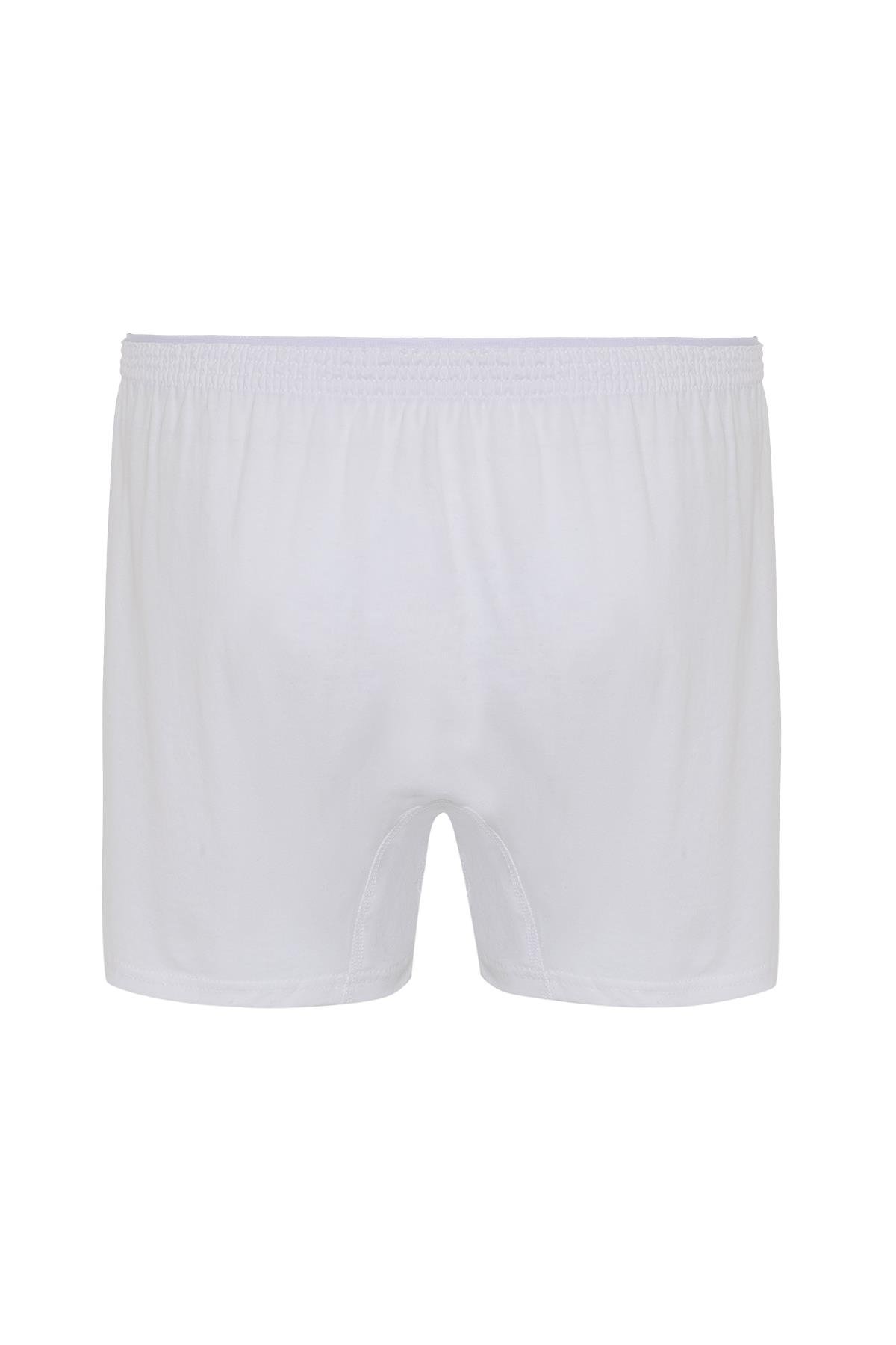 Erkek Beyaz 3’Lü Penye Boxer - 23702