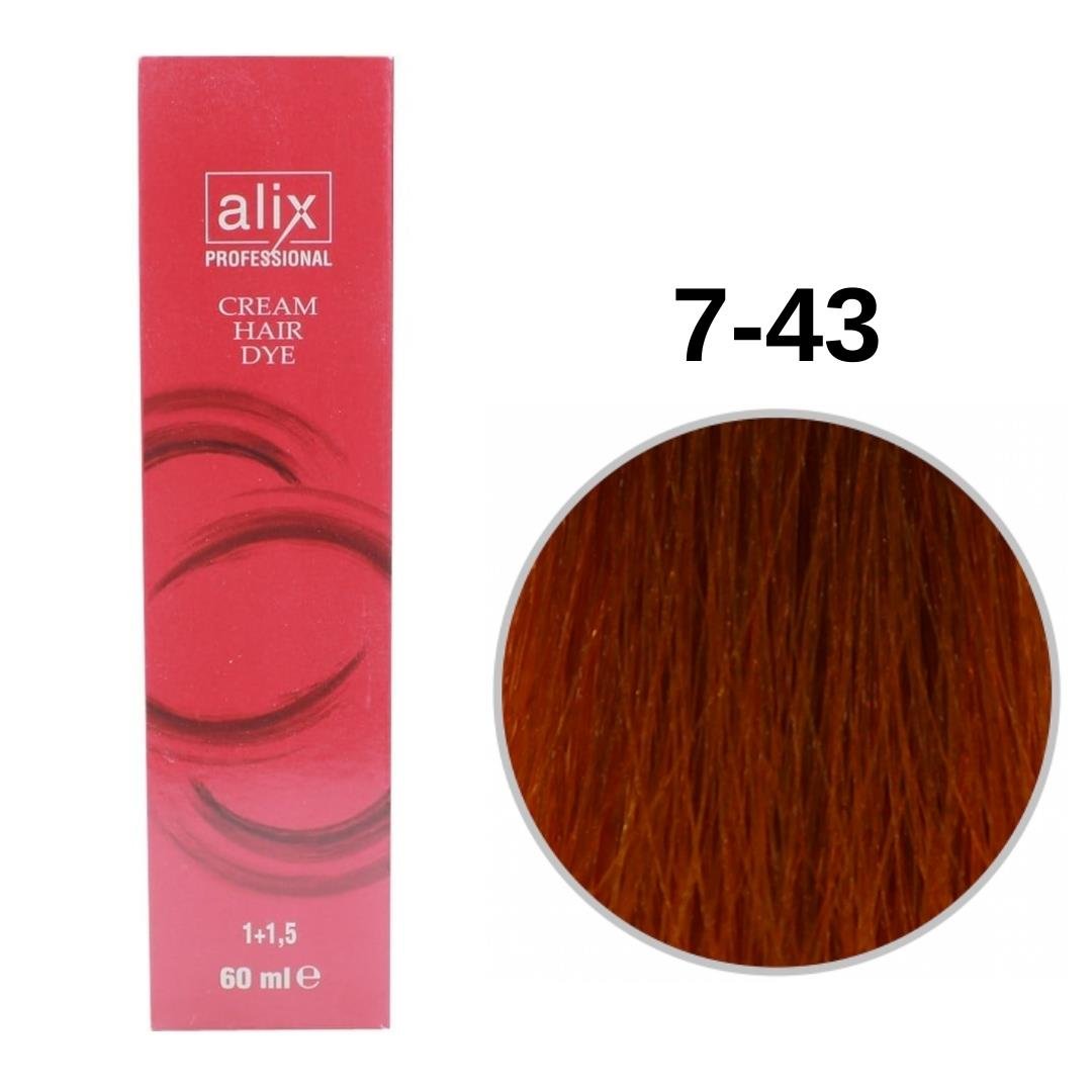 Alix Tüp Saç Boyası 60Ml 7-43
