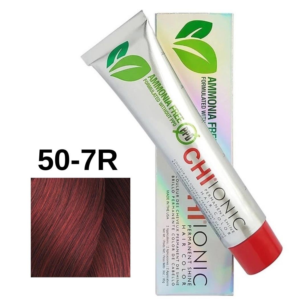 CHI IONIC COLOR 50-7R DARK NATURAL RED BLONDE