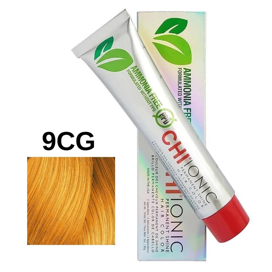CHI IONIC COLOR 9CG LIGHT COPPER GOLDEN BLONDE